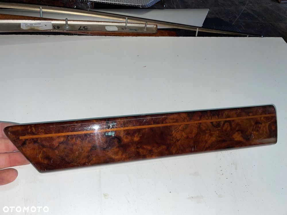 BMW E32 LISTWA DREWNO DEKOR INDIVIDUAL LEWA TYLNA - 2