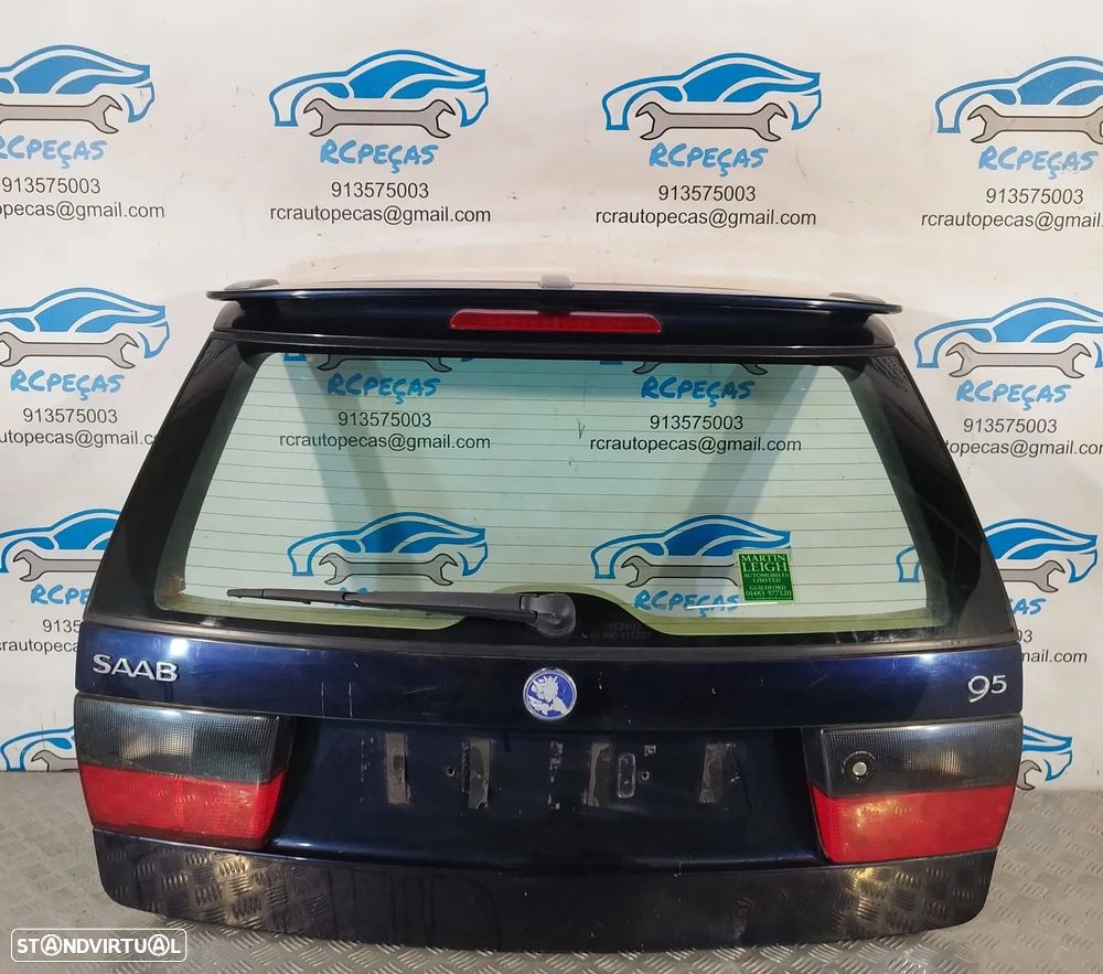 PORTA TAMPA MALA SAAB 9-5 BREAK FARÓIS FAROLINS 3°STOP FECHO PUXADOR SPOILER AILERON 5185939 - 5