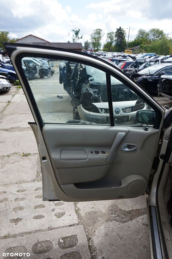 DRZWI PRZEDNIE LEWE SCENIC GRAND II PH2 LIFT TED11  BEŻOWY RENAULT 2006-2009 - 6