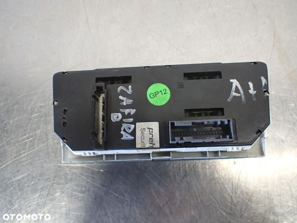 PANEL STEROWANIA NAWIEWU KLIMATYZACJI OPEL ZAFIRA B 1.9 13201300 - 4