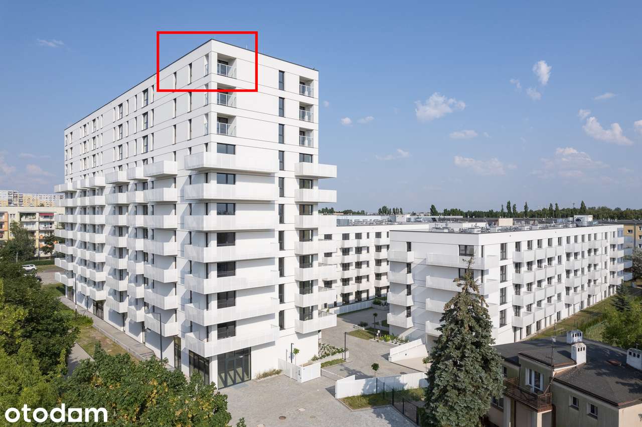 2 pokoje | 10 piętro | loggia | standard+ | piękny widok | 1st najem