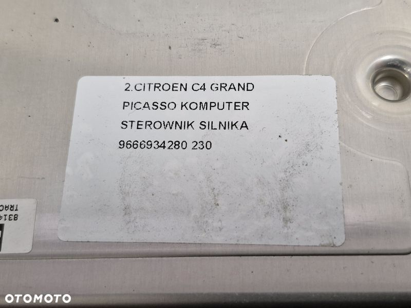 CITROEN C4 GRAND PICASSO KOMPUTER STEROWNIK SILNIKA 9666934280 - 5