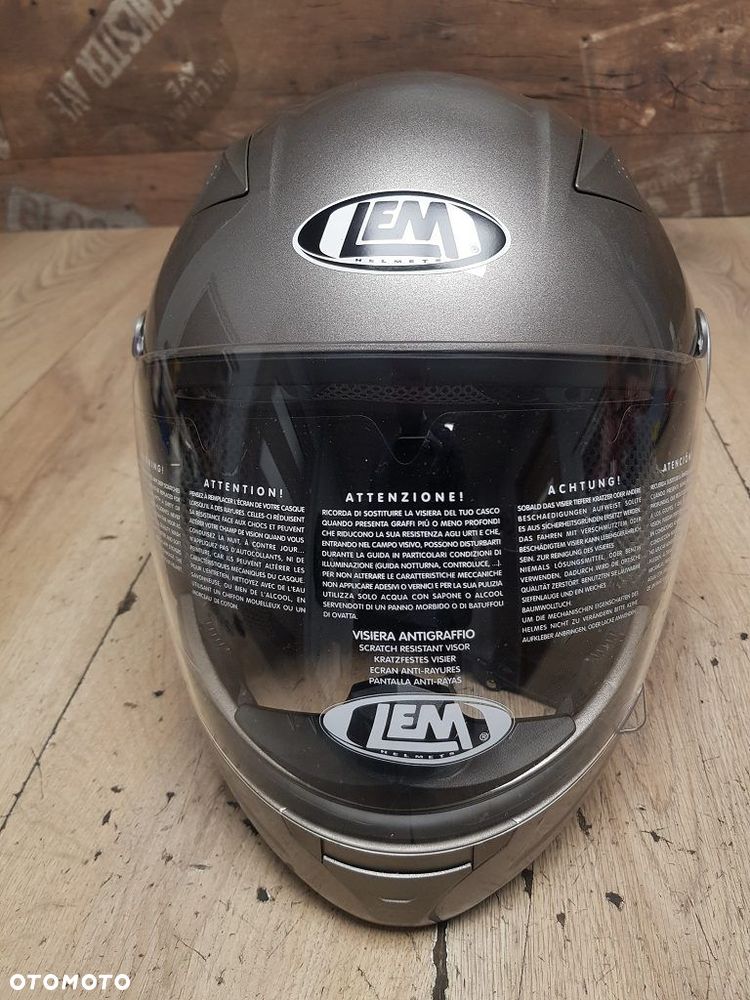Kask motocyklowy LEM z odpinaną szczęką rozmiar L 59 - 3