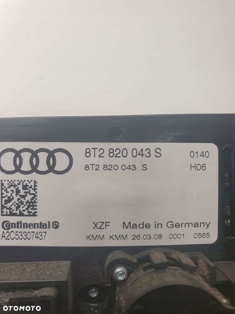 PANEL KLIMATRONIK AUDI A4 A5 Q5 8T2820043S UK ! - 4