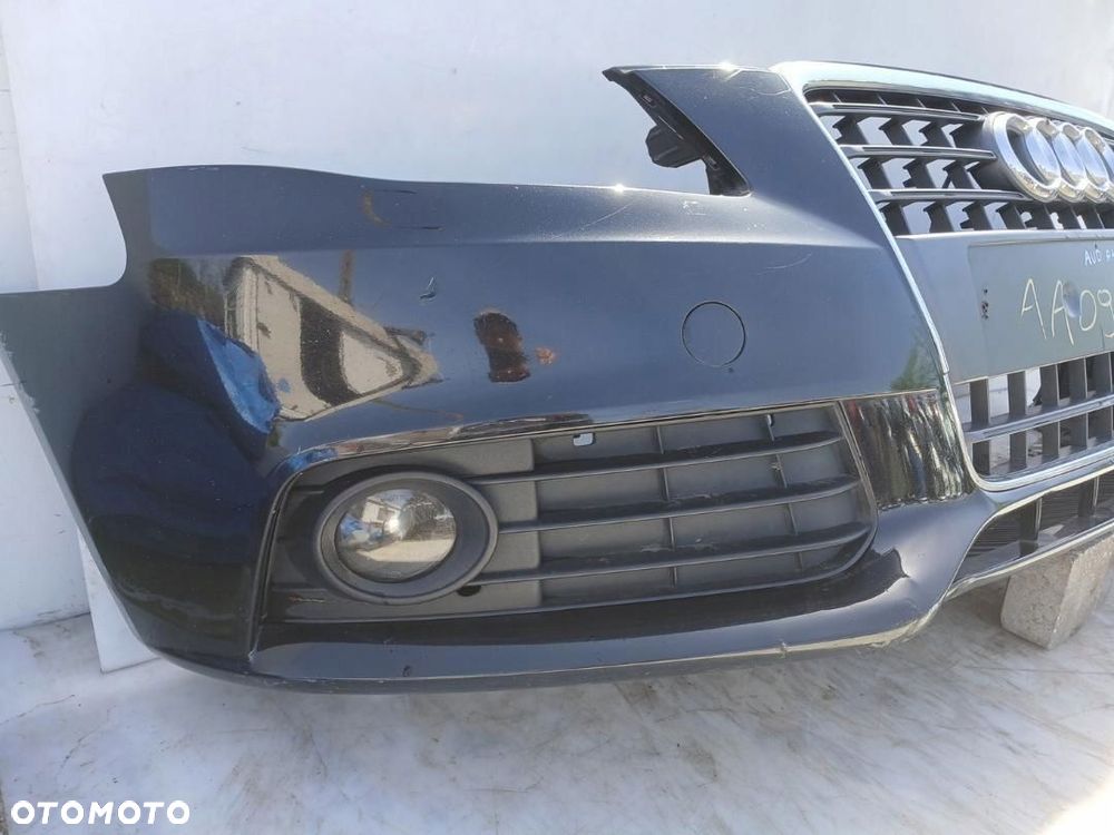 ZDERZAK PRZÓD PRZEDNI AUDI A4 B8 07-11r. CZARNY LZ9Y 8K0807437 - 4