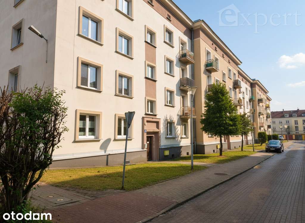 2 pokoje 48,14 m² balkon, centrum os. Tysiąclecia