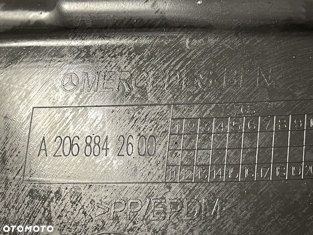 ORYGINALNE PRAWE PRZEDNIE NADKOLE  1.CZ MERCEDES C KLASA W206 A206 A2068842600 - 6