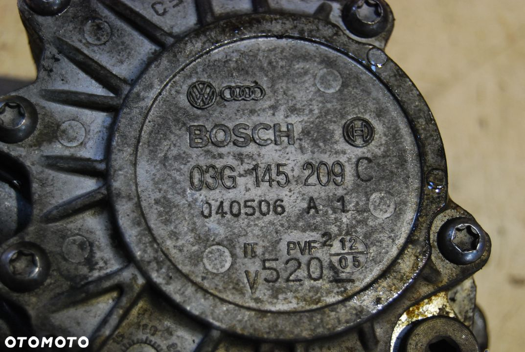POMPA VACUM 03G145209C BOSCH VW GOLF V 1.9 TDI 2.0 TDI AUDI A3 8P SEAT LEON II SKODA - 9