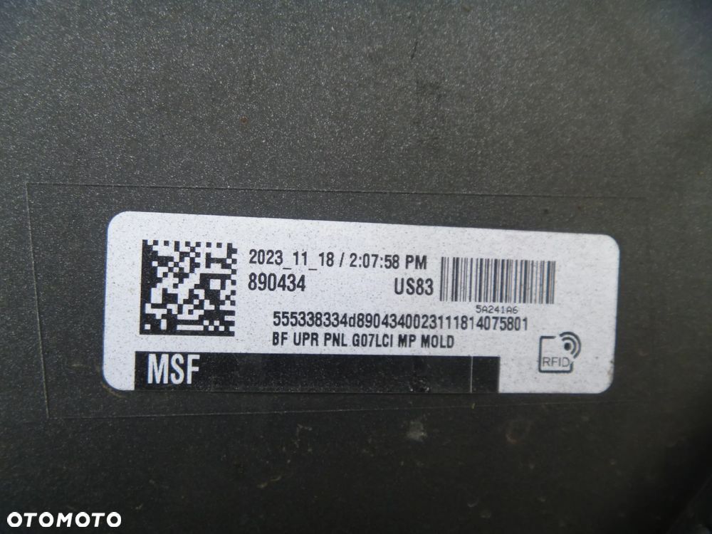 BMW X7 G07 LCI M PAKIET LIFT 2022 ZDERZAK PRZÓD PRZEDNI KRATKI 5A241A6 ŁADNY - 7