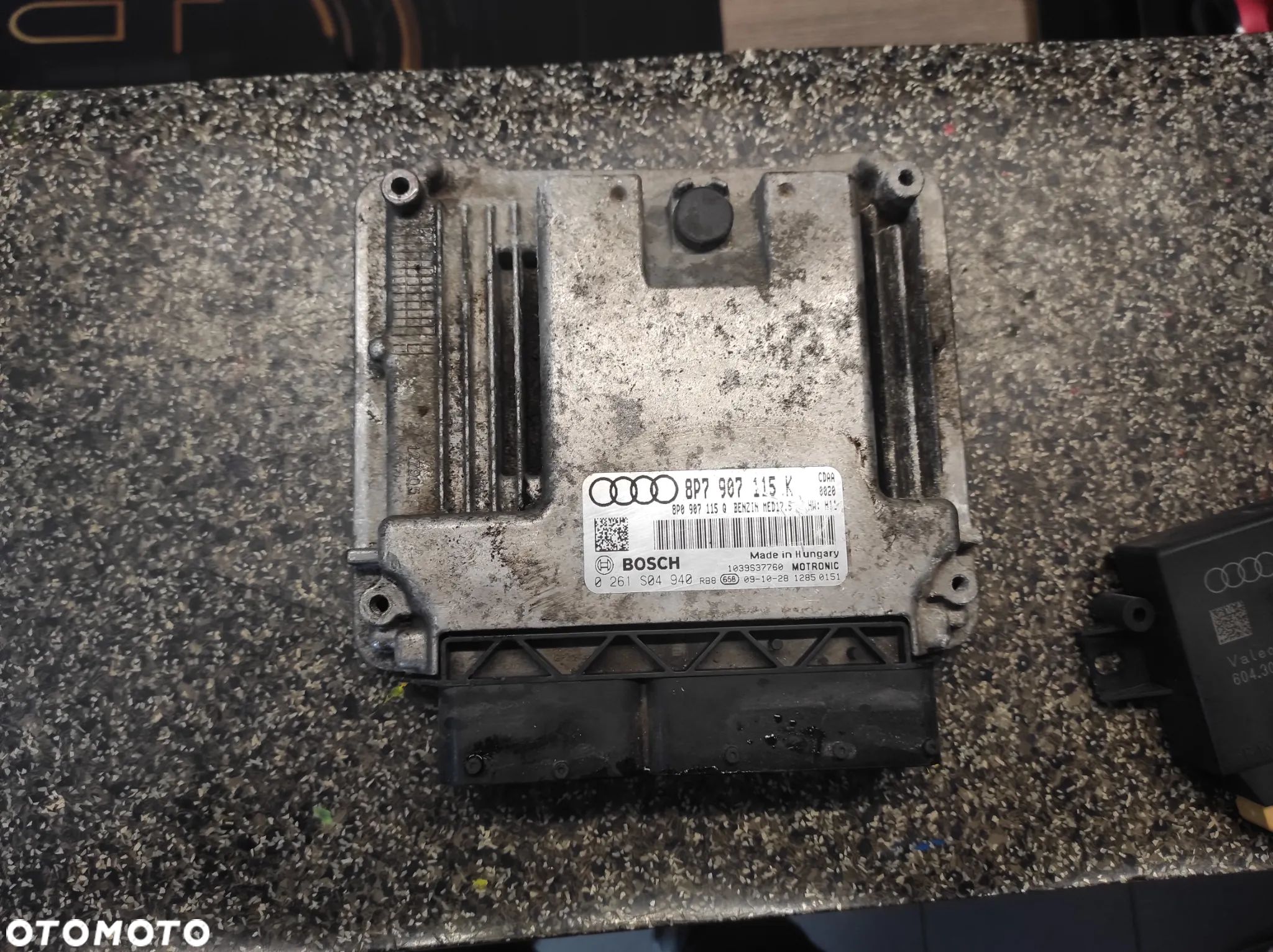 AUDI A3 8P LIFT KOMPUTER STEROWNIK SILNIKA 1.8 TSI TFSI CDA CDAA 8P7907115K 8P7907115Q BENZIN MED 17.5 0261S04940 WYSYŁKA !!!! - 1