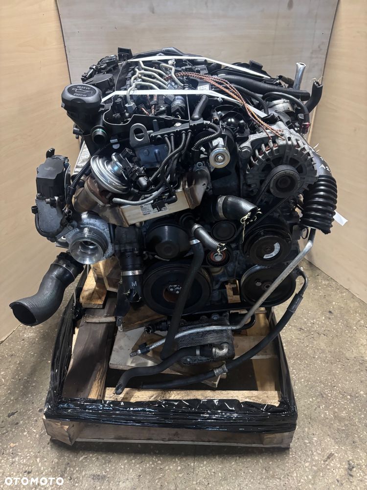 Silnik BMW na czesci  n47 e60 euro 4 n47d20a blok słupek koło pasowe wałek  głowica wtryski wtrysk pompa kompresor miska turbina alternator na części - 1