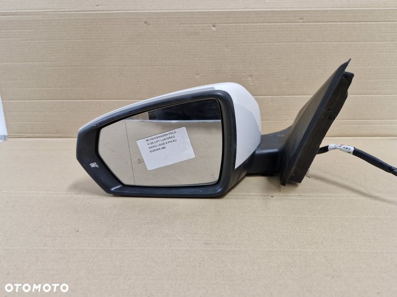 volkswagen polo 6 vi 2g lift lusterko drzwi lewe 8 pin eu - 9