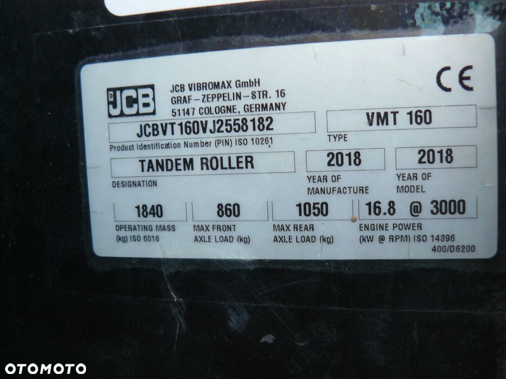 JCB VMT1600 - 11