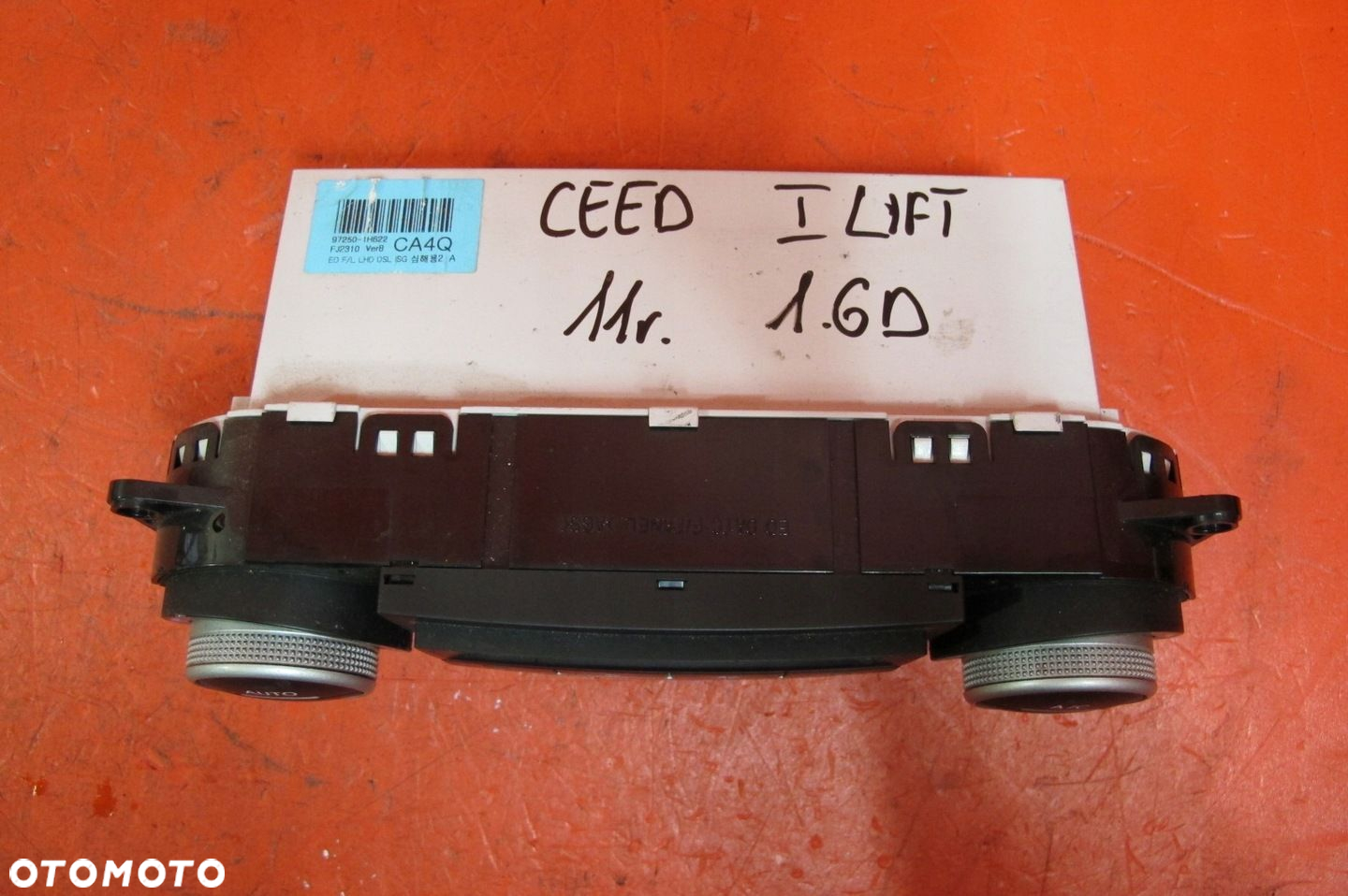 KIA CEED 1 I ED LIFT PANEL NAWIEWU KLIMATYZACJI CLIMATRONIC 97250-1H622 - 4