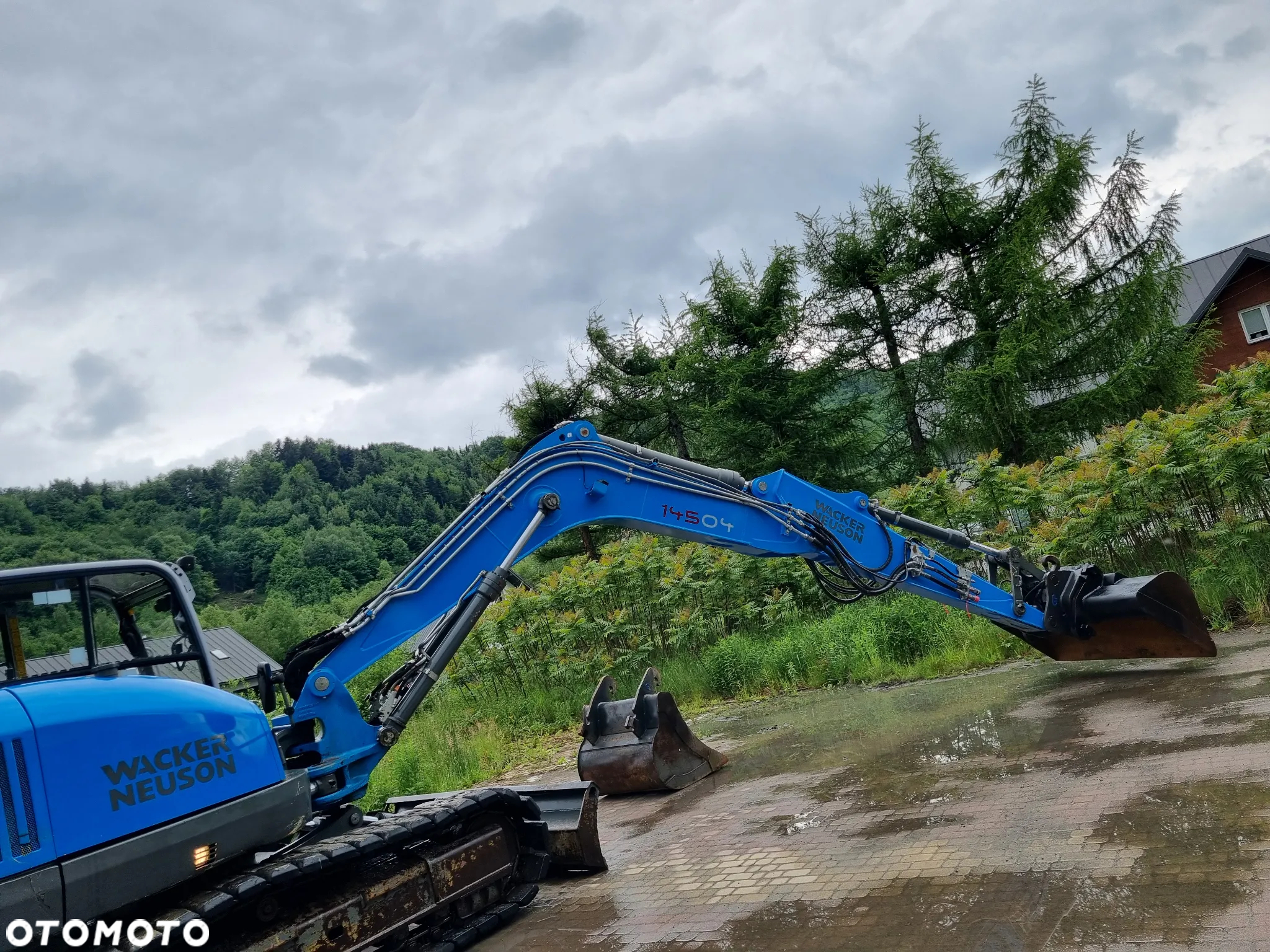 Wacker Neuson 15ton Koparka Gąsienicowa 14504 jak Nowa 2015rok 3300Mtg silnik DEUTZ 105km Oryginał DEKRA serwisy z Norwegii - 13