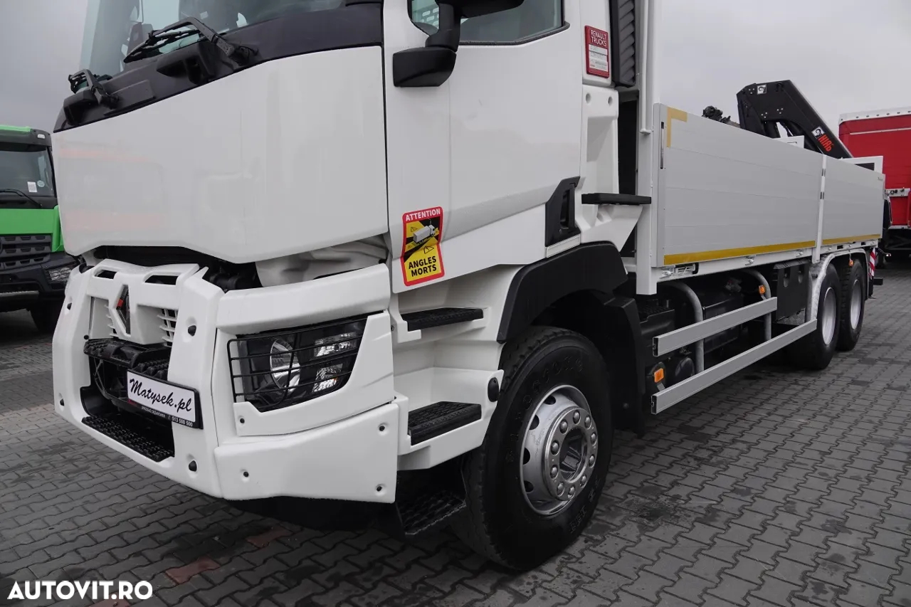 Renault C 380 / 6x4 / CUTIE 6,6 m / + HDS HIAB 188 x-hiduo inaltime: 12,5 M / RADIO CONTROL / 2017 / EURO 6 - 10