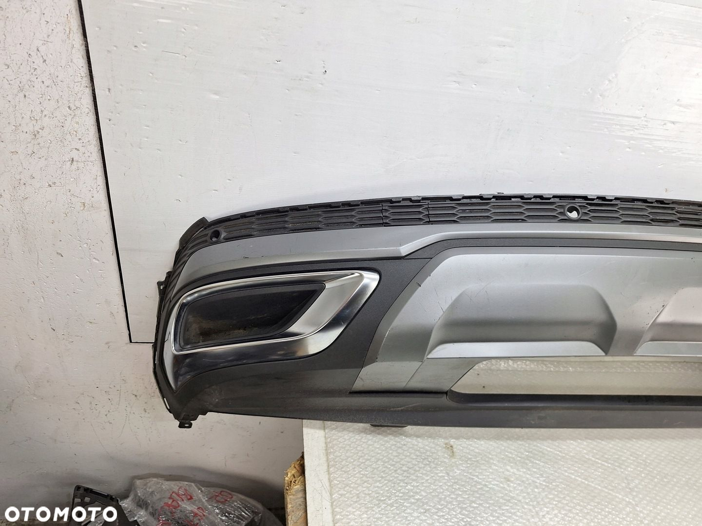 ZDERZAK SPOJLER DYFUZOR AUDI Q7 4M 4M0 PO LIFCIE LIFT S-LINE CHROM 2020-24 - 2