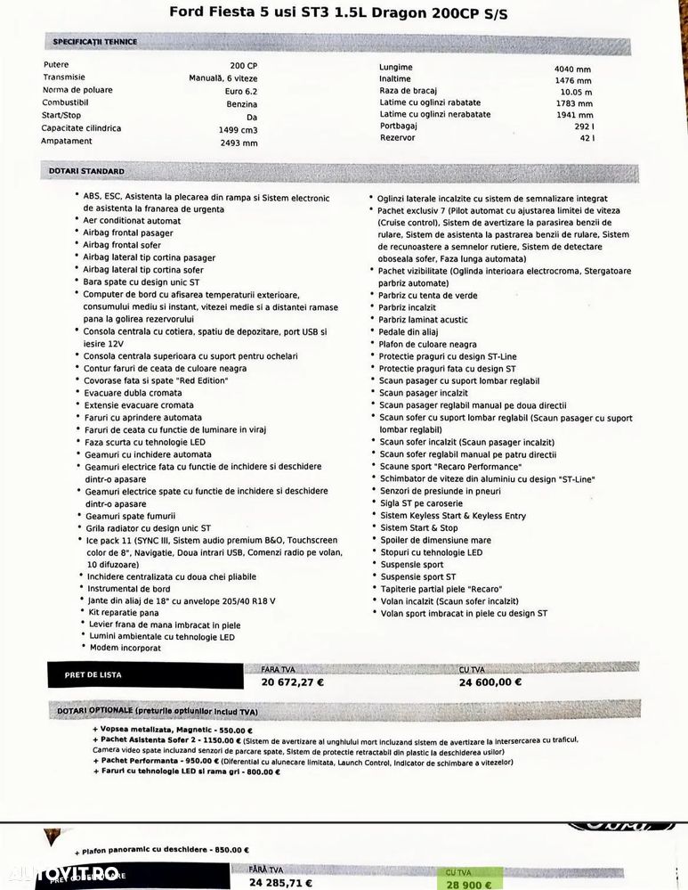 Ford Fiesta 1.5 EcoBoost ST - 24