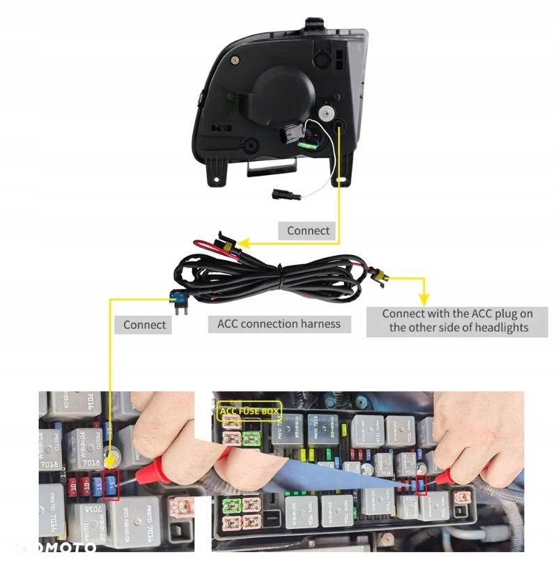 Reflektory Lampy Vland Soczewka Led Black Czarne Ford Mustang V 5 2004-2009 - 11