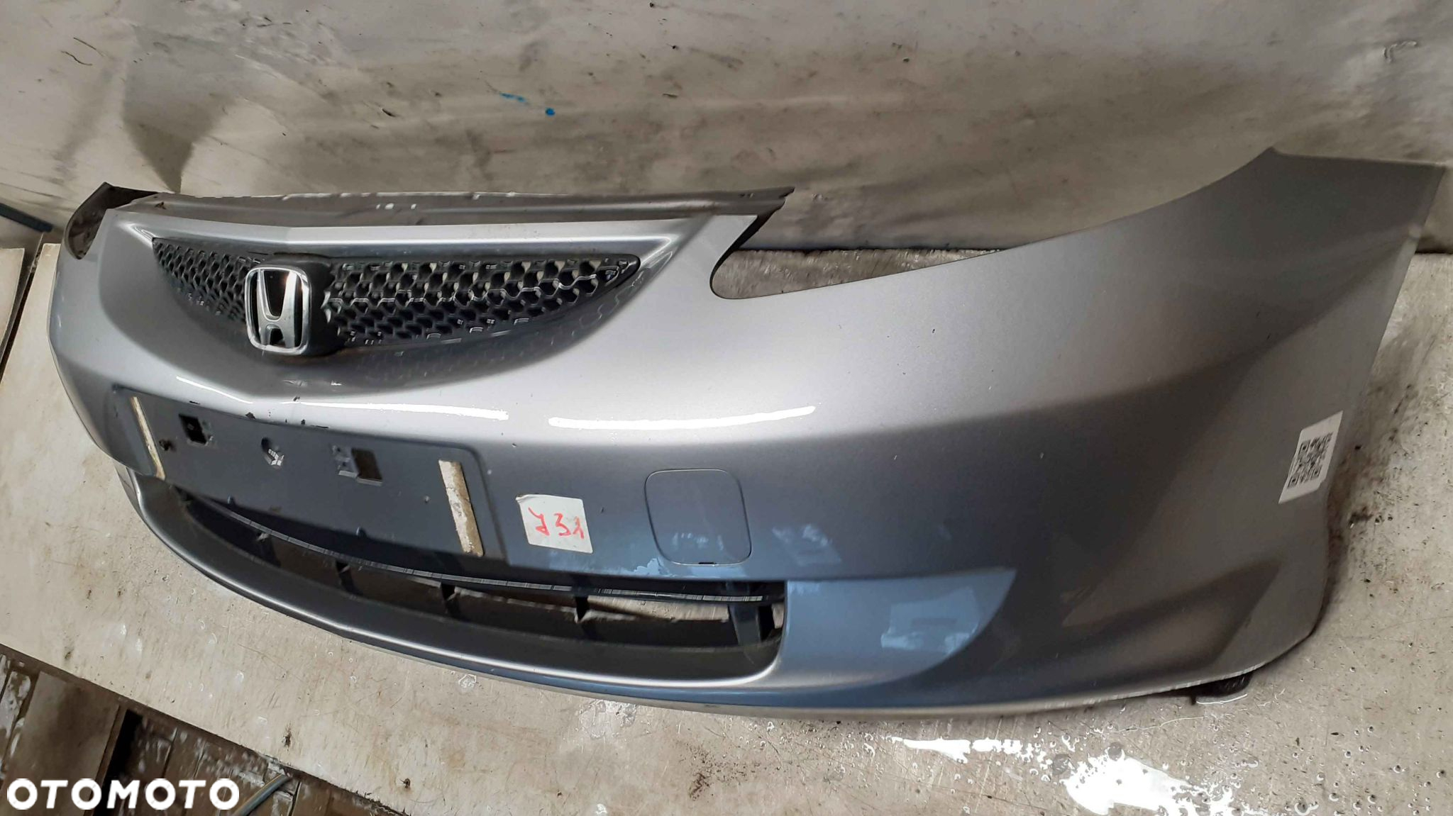 ) ZDERZAK PRZÓD PRZEDNI HONDA CIVIC 7 VII LIFT NH674P SZARY - 3