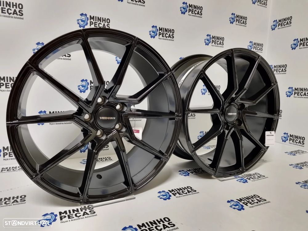 Jantes Veemann (V-FS52) em 19 (5x112) Preto Brilho - 3