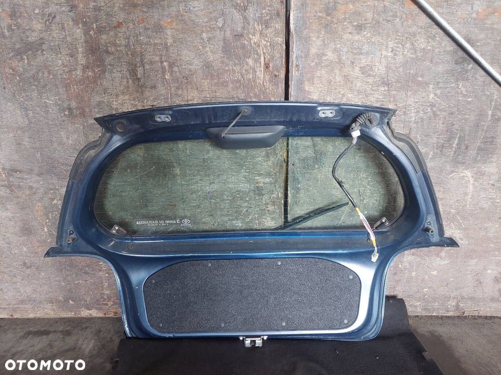 KOMPLETNY TYŁ KLAPA BAGAŻNIKA ZDERZAK TYŁ LAMPY TOYOTA YARIS I LIFT 8P4 - 15