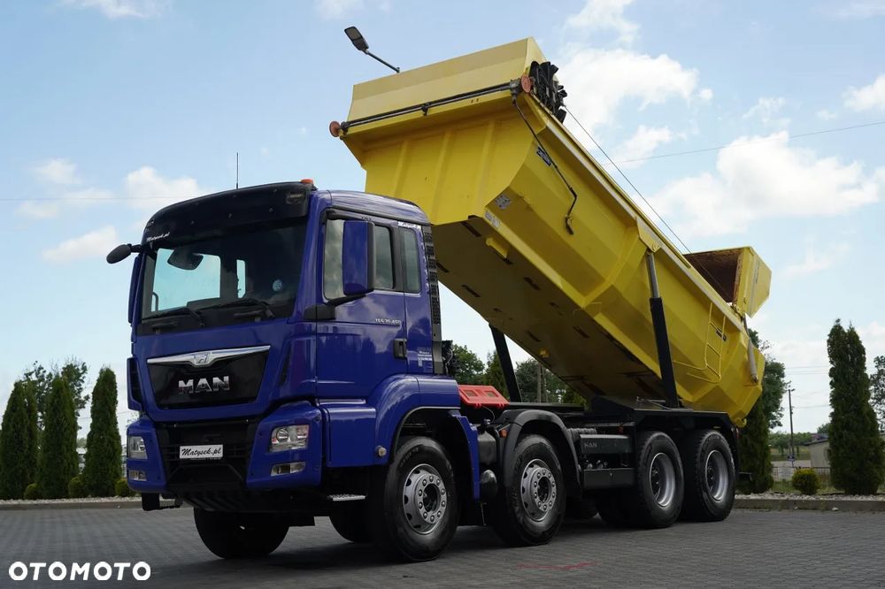 MAN TGS 35.460 / 8x4 / WYWROTKA TYLNOZSYPOWA / HYDROKLAPA / NAVI / AUTOMAT - 2