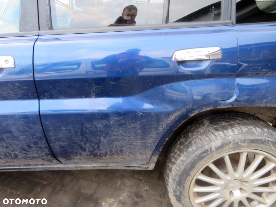 DRZWI TYLNE LEWE PAJERO PININ LONG T63 MN133383 NIEBIESKI MITSUBISHI 1998-2007 - 3