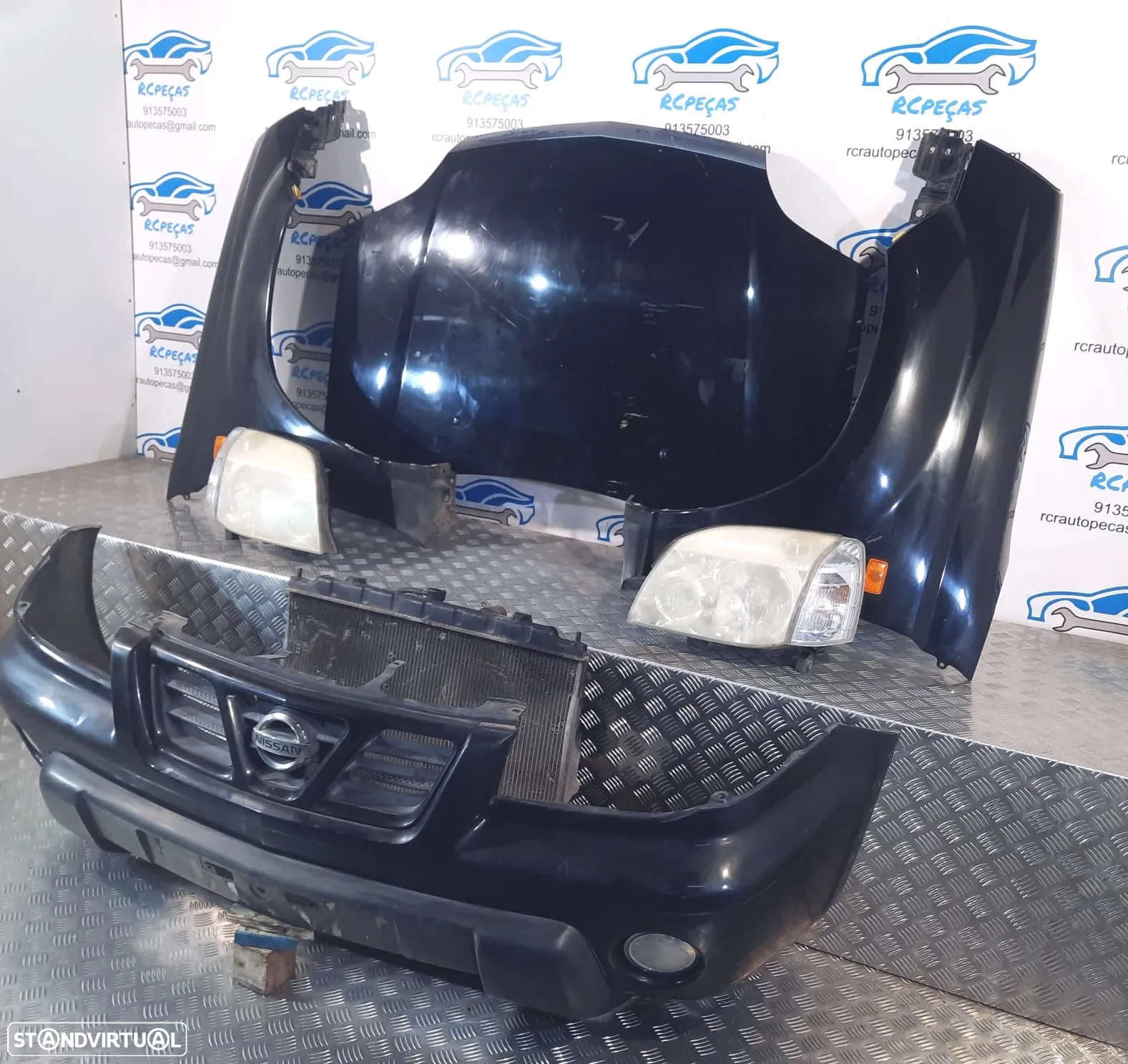 FRENTE NISSAN XTRAIL T30 CAPOT PARACHOQUES GUARDA-LAMAS OTICAS RADIADOR VENTILADOR - 6