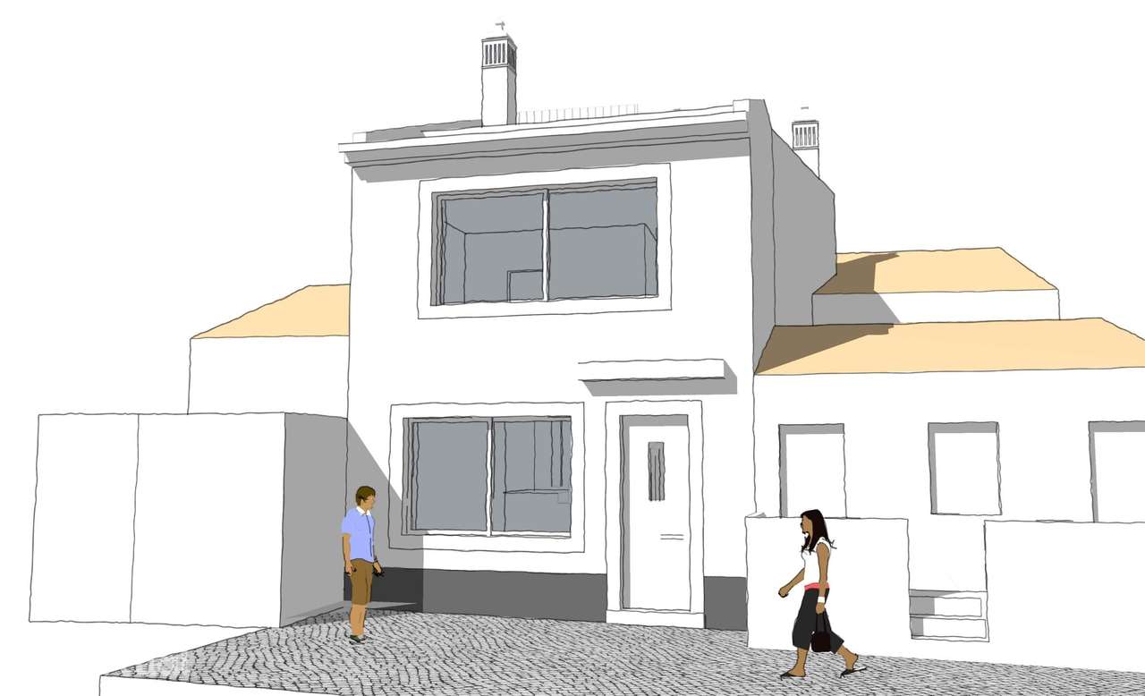 RUÍNA COM PROJECTO APROVADO PARA MORADIA T3 - BENSAFRIM - Grande imagem: 2/13