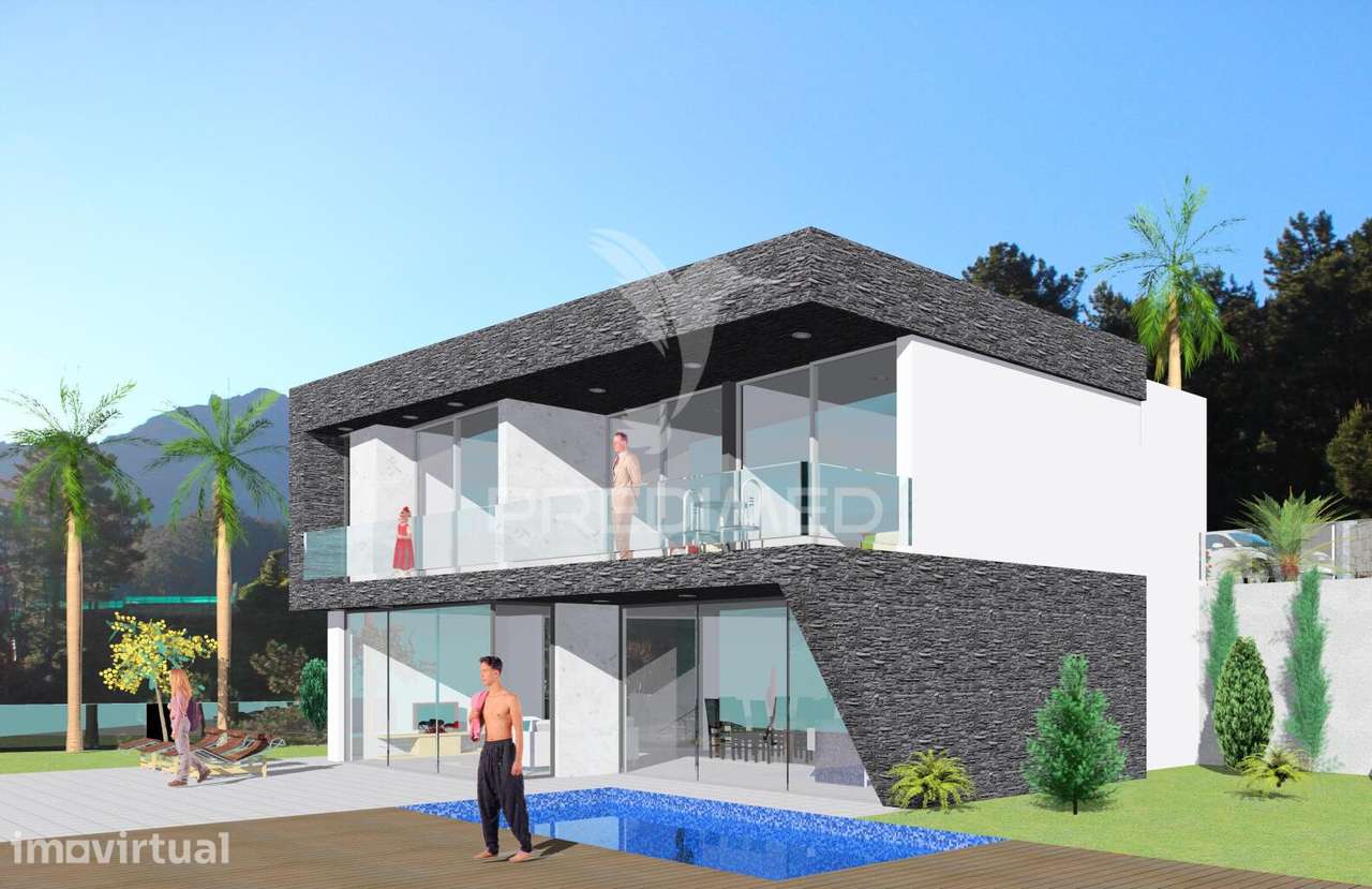 Moradia Isolada em Construção com Piscina e Vista Mar Infinita - Grande imagem: 2/17