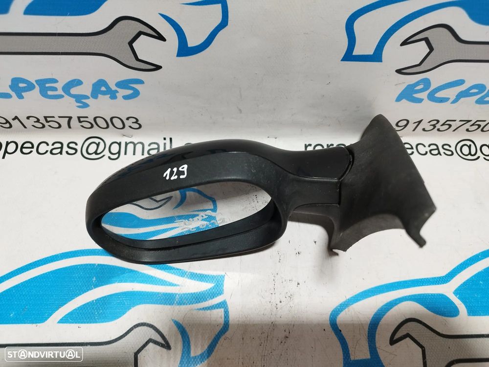 ESPELHO RETROVISOR ESQUERDO RENAULT CLIO II 2 MK2 8200163300 ELETRICO AQUECIDO ESPELHOS RETROVISORES - 4
