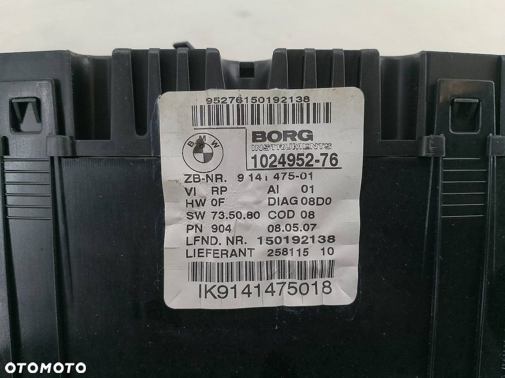 LICZNIK BMW E87 1024952-76 2.0 D 118d - 4