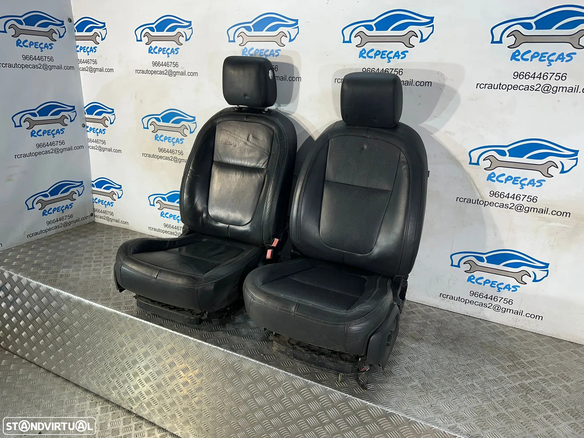 Conjunto Bancos Pele Frente Frontal Tras Traseiro Jaguar XF X250 2007 - 2015 - 11