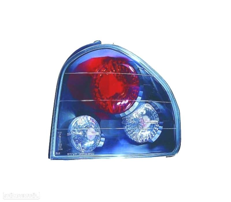 FAROLINS TRASEIROS HYUNDAI SANTA FE 00-06 PRETO - 2