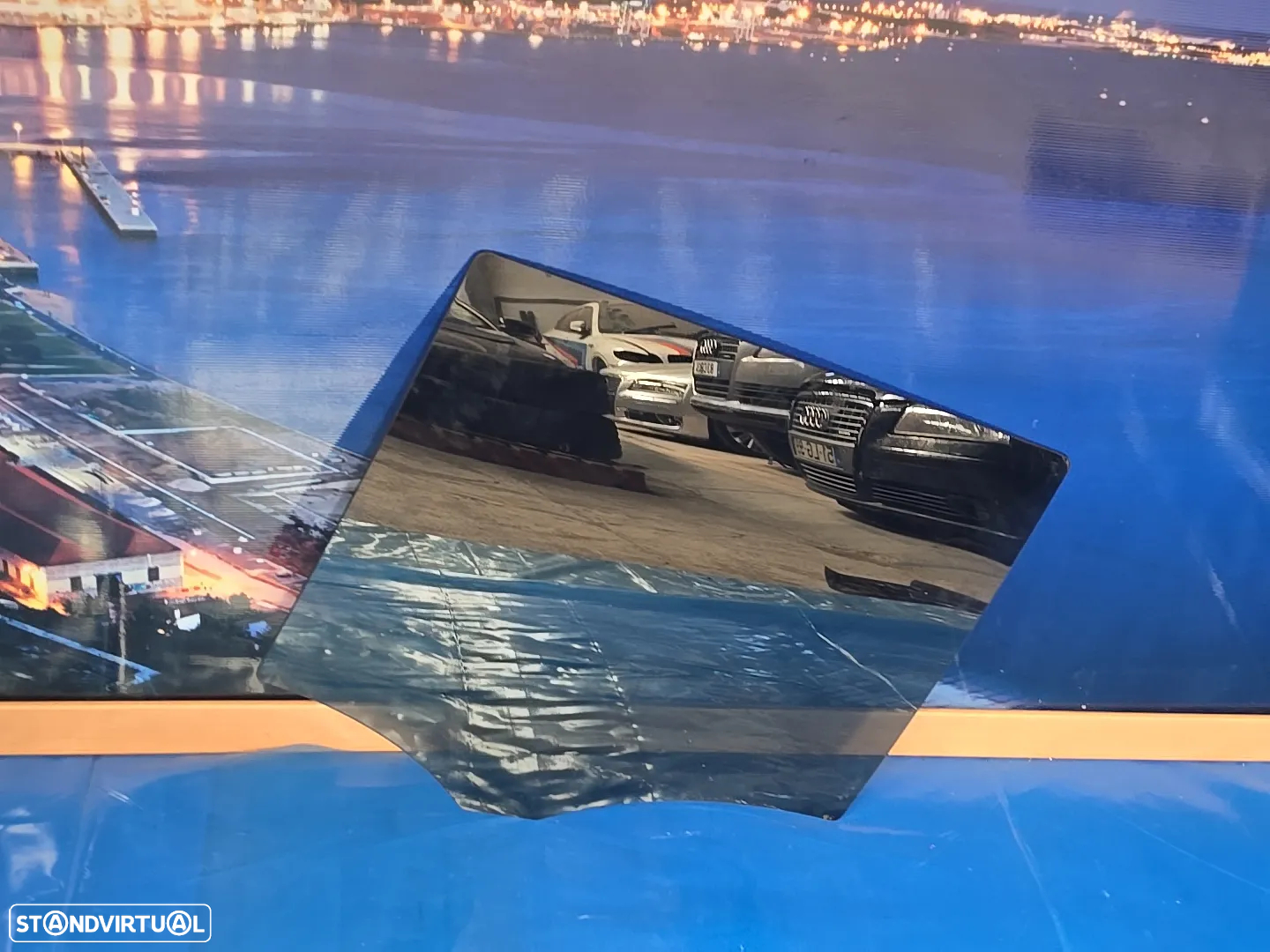 Vidro da porta traseira esquerda vidro laterais para mercedes w164 Gl 2006- Escuro - 3