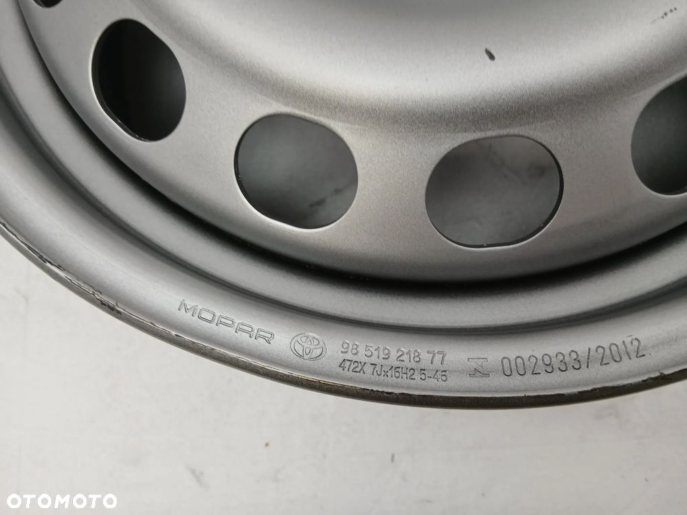 Felga stalowa Jumpy Expert Scudo Proace 7Jx16H2 5X108 - 3
