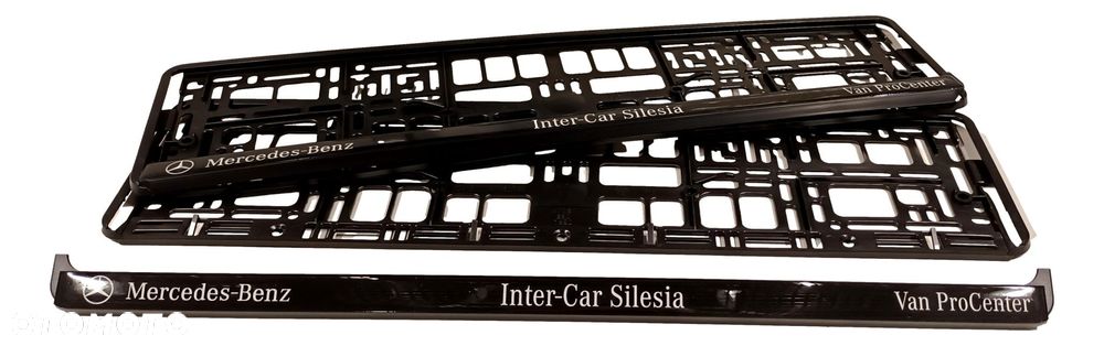 MERCEDES SILESIA Ramka tablicy rejestracyjnej 2szt VAN PROCENTER - 2