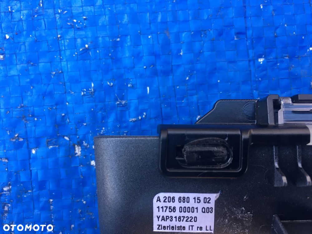 Mercedes C Klasa W206 Listwa Ozdobna Dekor Konsoli Led A2066801502 - 5