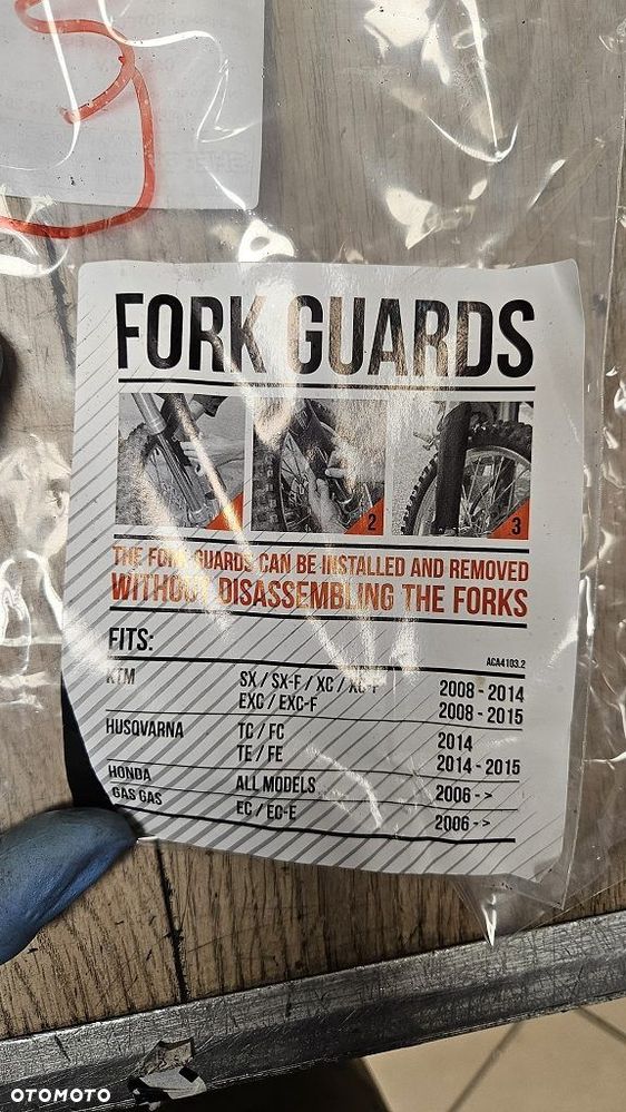 Osłony lag protektory KTM SX SXF EXC EXCF  8398500003 - 16