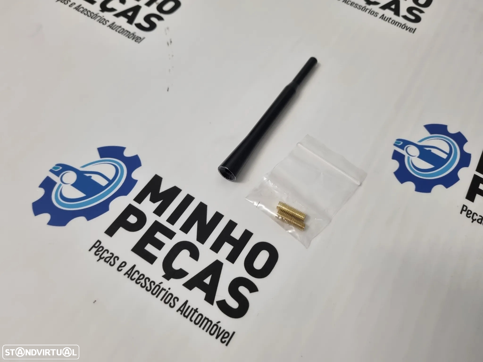 Antena Alumínio Preta 12.5cm - 2