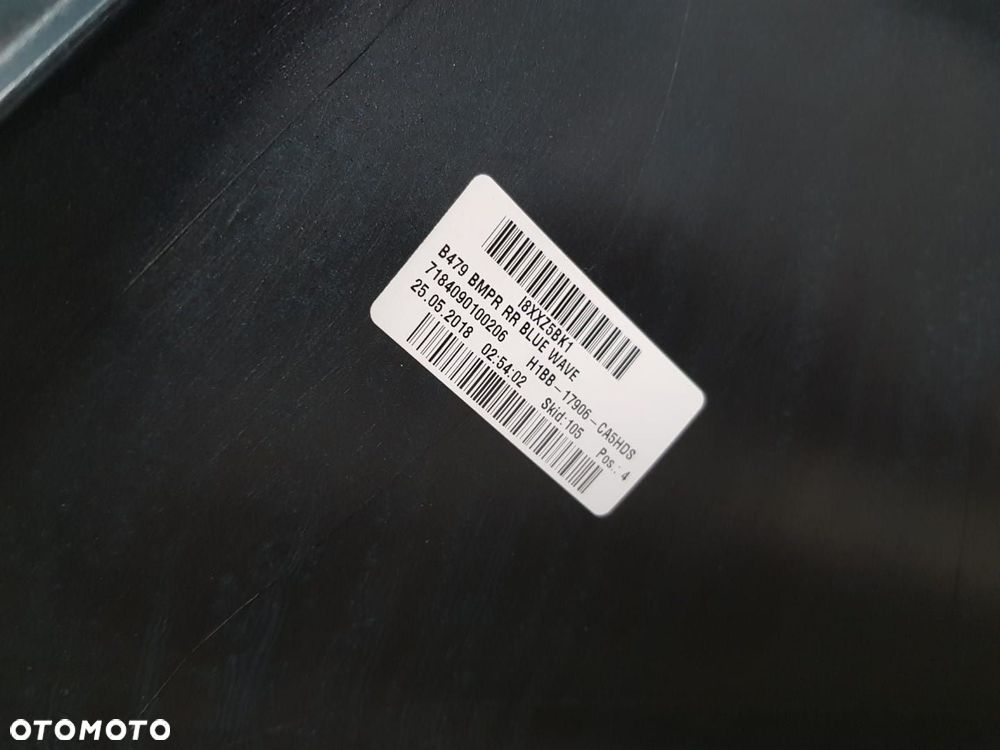 FABRYCZNIE NOWY ORYGINALNY ZDERZAK TYLNY TYŁ FORD FIESTA MK8 8 VIII 17-21 4xPDC BLUE WAVE - 10