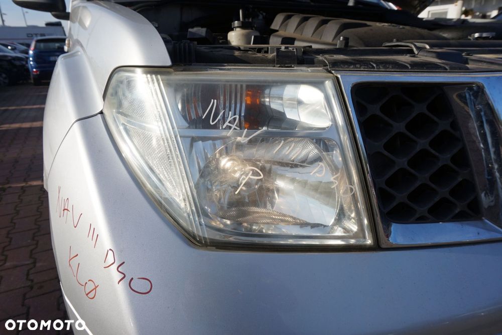 MASKA ZDERZAK BŁOTNIKI LAMPY PATHFINDER III R51 KL0  NISSAN 2005-2014 SREBRNY PRZÓD KOMPLETNY - 30