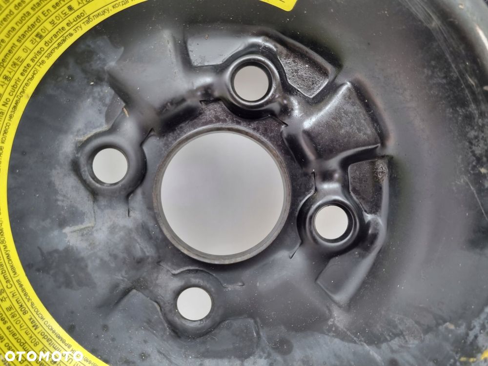 KOŁO DOJAZDOWE Kia Picanto Hyundai i10 105/70 D14 R14 52910-078** zapas - 3