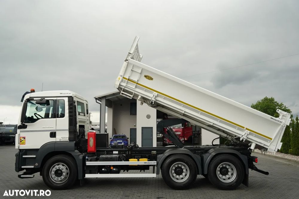 MAN TGS 26.400 / 6X4 / BASCULATOR DUBLĂ / HYDRODOLTA / AUTOMAT / EURO 6 - 2