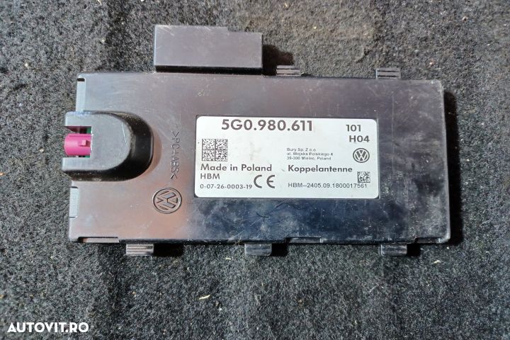 Amplificator antena radio 5G0980611 5G0980611 Audi A4 B8/8K [facelift - 3