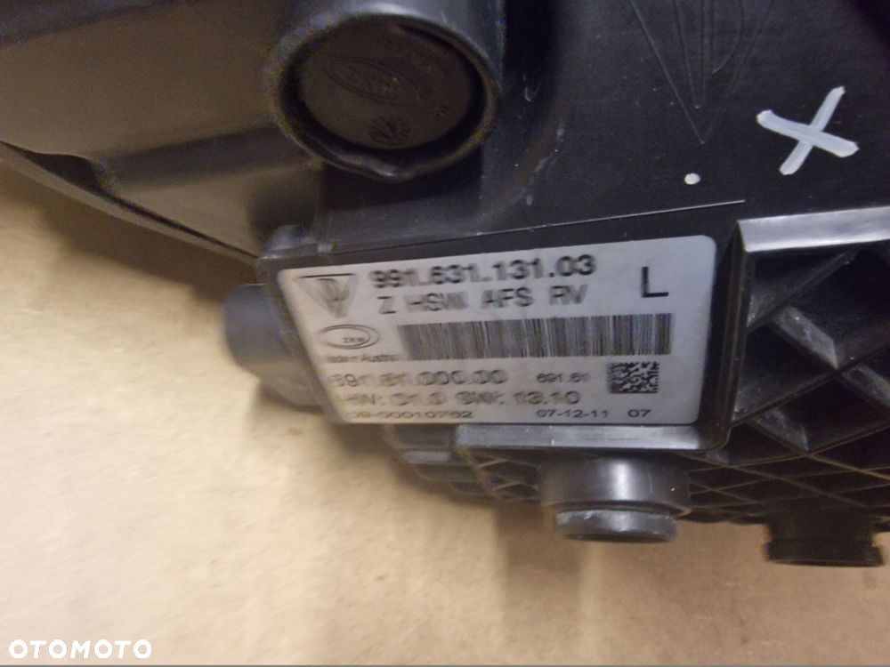 lampa przednia komplet lamp porsche carrera 99163123205 99163113103 - 5