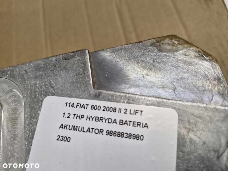 FIAT 600 2008 II 2 LIFT 1.2 THP HYBRYDA BATERIA AKUMULATOR 9868838980 - 5