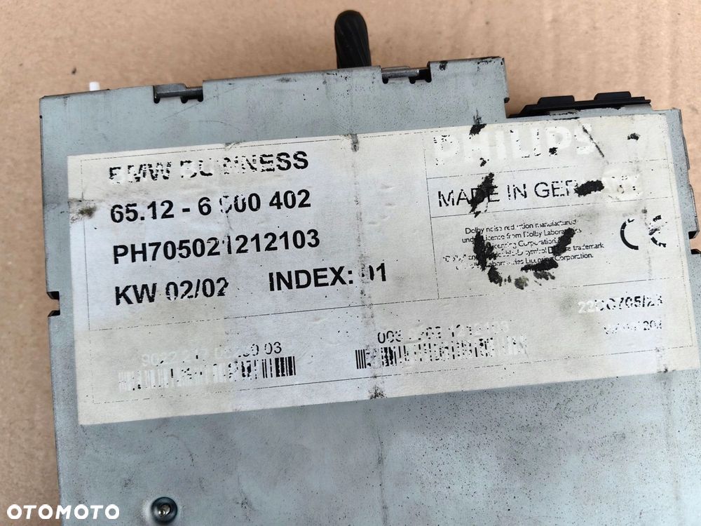 Radio BMW e46 BUSINESS kaseta oryginalne 6900402 - 5