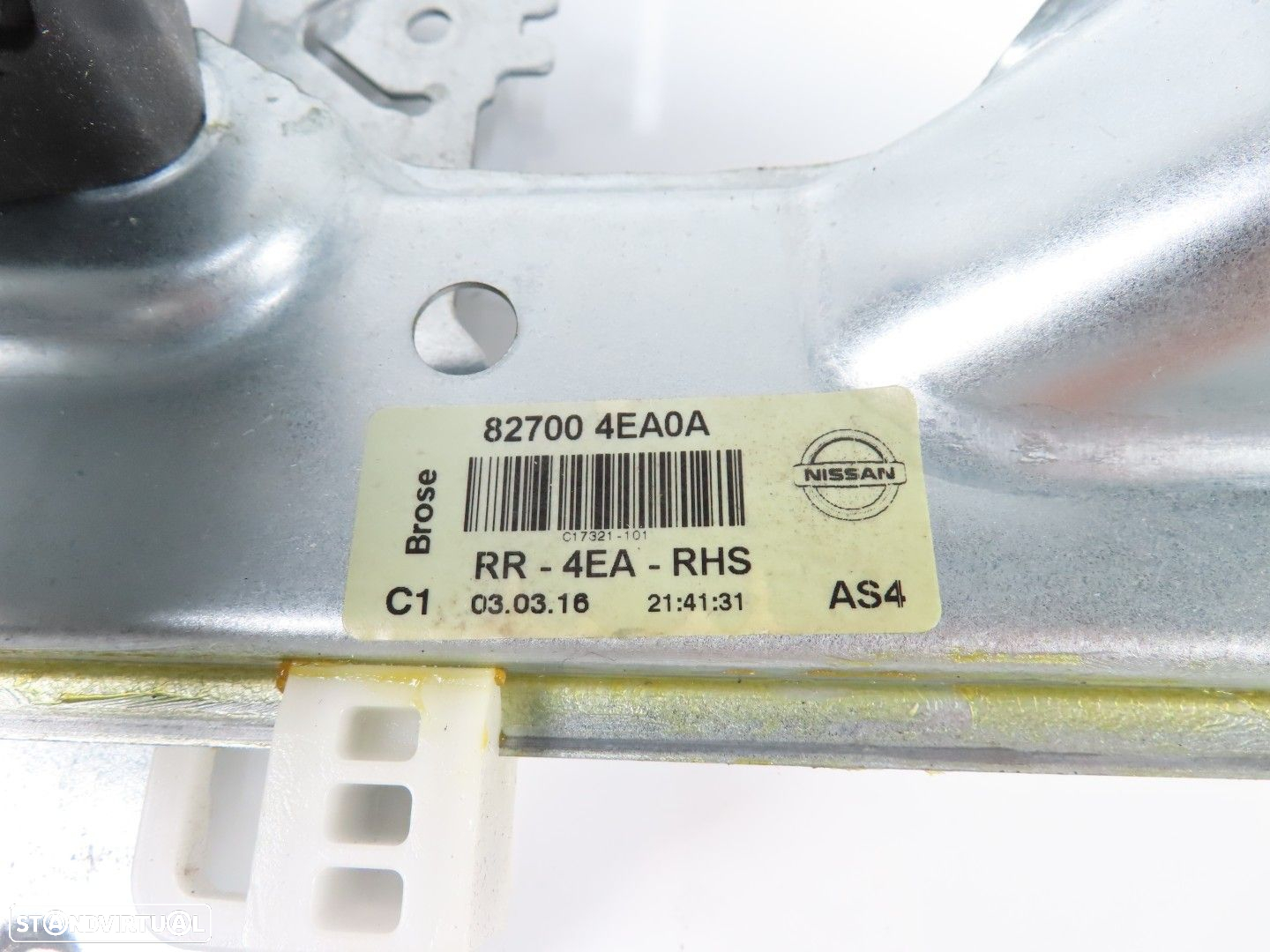 Elevador da Porta com Motor Direito/Trás Usado / Original NISSAN QASHQAI II Clos... - 5